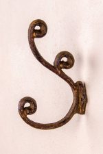 Large Antique Double Hook | Rust