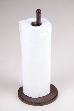 Rust Kitchen/Toilet Roll Holder 15cm x 15cm x 32cm