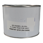 Ford Tractor Grey Gloss Enamel Paint 1L