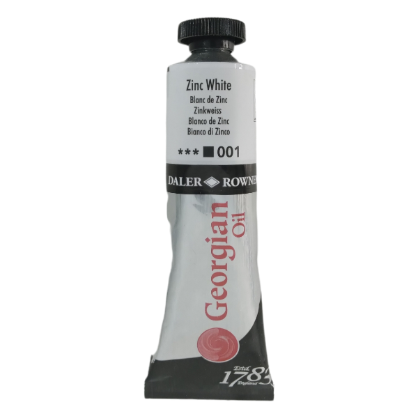 Zinc White Georgian Oil Paint 38ml