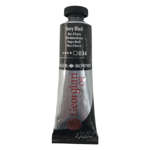 Ivory Black Georgian Oil Paint 38ml