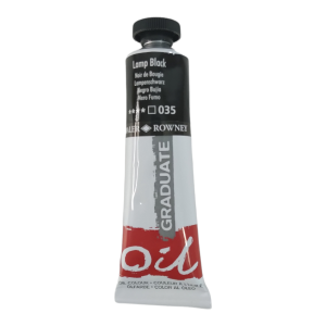 Lamp Black Georgian Oil Paint 38ml