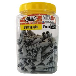 Ruwag 12x60mm Nylon Wall Plug 100PC