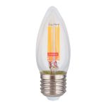 Warm White E27 4w LED Filament Candle Light Bulb/Lamp
