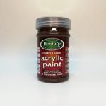 Heritage Dark Brown Acrylic Paint 250ml