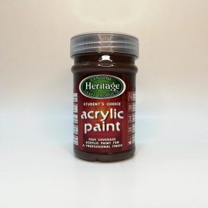 Heritage Dark Brown Acrylic Paint 250ml