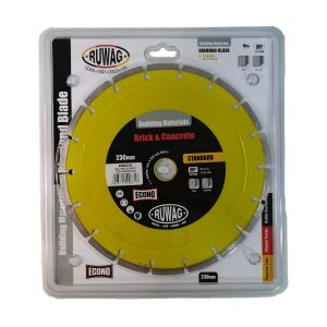 Ruwag 230mm Econo Standard Brick & Concrete Diamond Blade