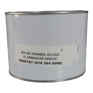 Windsor Green Gloss Enamel Paint 1L