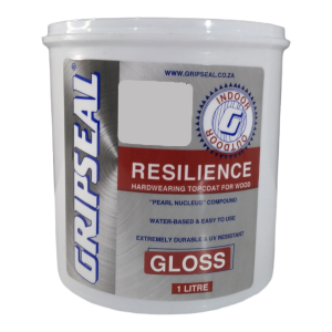Gripseal Gloss Resilience Topcoat Wood Sealant 1L
