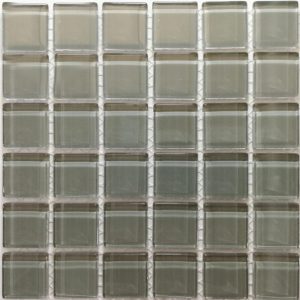 Light Grey Crystal Glass (Sheet Size 30x30cm)