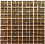 Chestnut Crystal Glass Mosaic Tiles (Sheet Size 30x30cm)