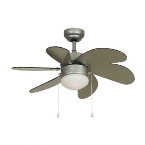 Silver Mikro Ceiling Fan