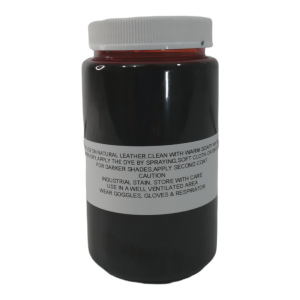 Bright Red Spirit Soluble Leather Dye 250ml