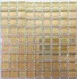 Ivory Mini Pearl Glass Mosaic Tiles (Sheet Size 15x15cm)