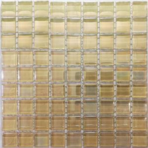Ivory Mini Pearl Glass Mosaic Tiles (Sheet Size 15x15cm)