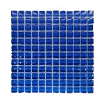 Royal Blue Crystal Glass Mosaic Tiles (Sheet Size 30x30cm)