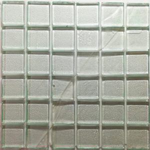 Clear Crystal Glass Mosaic Tiles (Sheet Size 30x30cm)