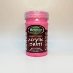 Heritage Flamingo Pink Acrylic Paint 250ml