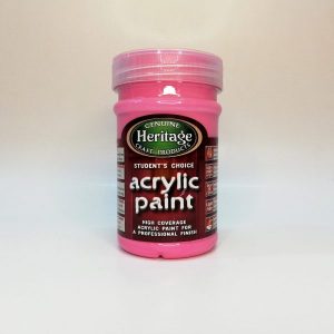 Heritage Flamingo Pink Acrylic Paint 250ml
