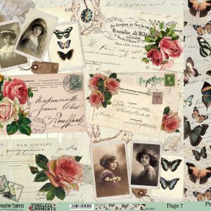 Timeless Scrapbook paper pg7&8 (double-sided)