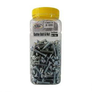 Ruwag 6x30mm Gutter Bolt & Nut 200pc