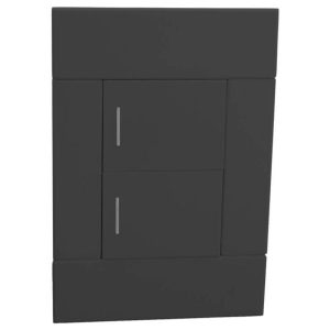 Charcoal 2 Lever One Way Switch