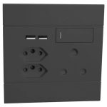 Charcoal 2 USB Dual