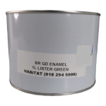 Lister Green Gloss Enamel Paint 1L