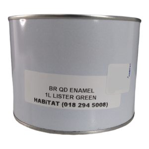 Lister Green Gloss Enamel Paint 1L