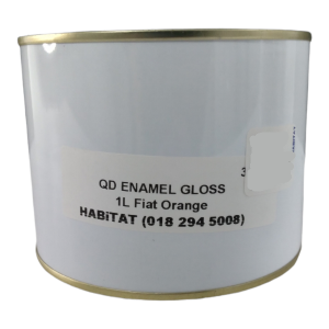 Fiat Orange Gloss Enamel Paint 1L