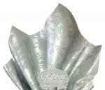 Silver Pewter Damask Rib Tissue Paper 50x70cm
