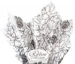 Protea Black & White Rib Tissue Paper 50cmx70cm