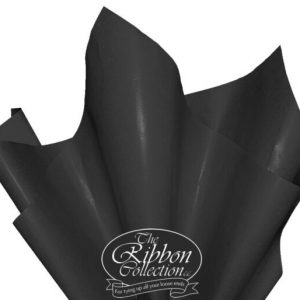 Black Pearlised Tissue Paper