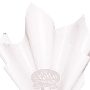 White Pearlised Tissue Paper