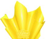 Yellow Pearlised Rib Tissue Paper 50x70cm