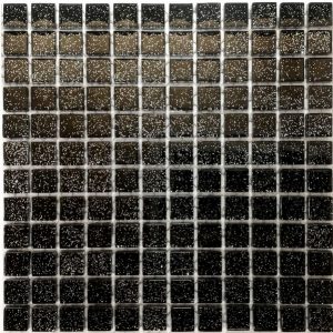Black Glitter Mosaic Tiles (Sheet Size 15x15cm)