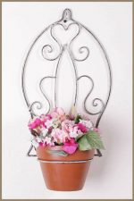 Potholder | Wall Mounted | Antique Grey with Pot