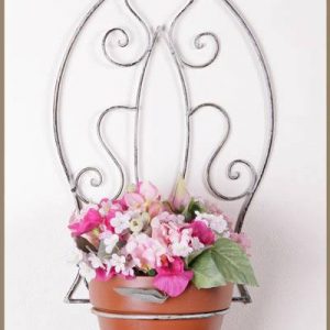 Potholder | Wall Mounted | Antique Grey with Pot