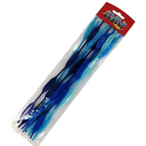 Blue Wave Chenille Stick 10pc/Pipe Cleaners
