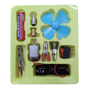 School Project Fan With Light & Electro Magnet