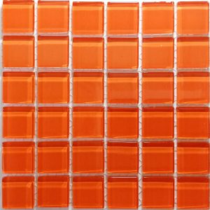 Tangerine Crystal Glass (Sheet Size 30x30cm)