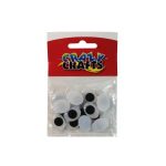 20x15mm Oval Stick-on Wiggly Eyes