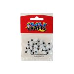 10x7mm Oval Paste-on Wiggly Eyes