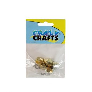 16mm Gold Liberty Bells 6pc