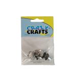 16mm Silver Liberty Bells 6pc