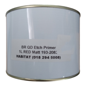 Red Matt Etch Enamel Primer Sheen 1L
