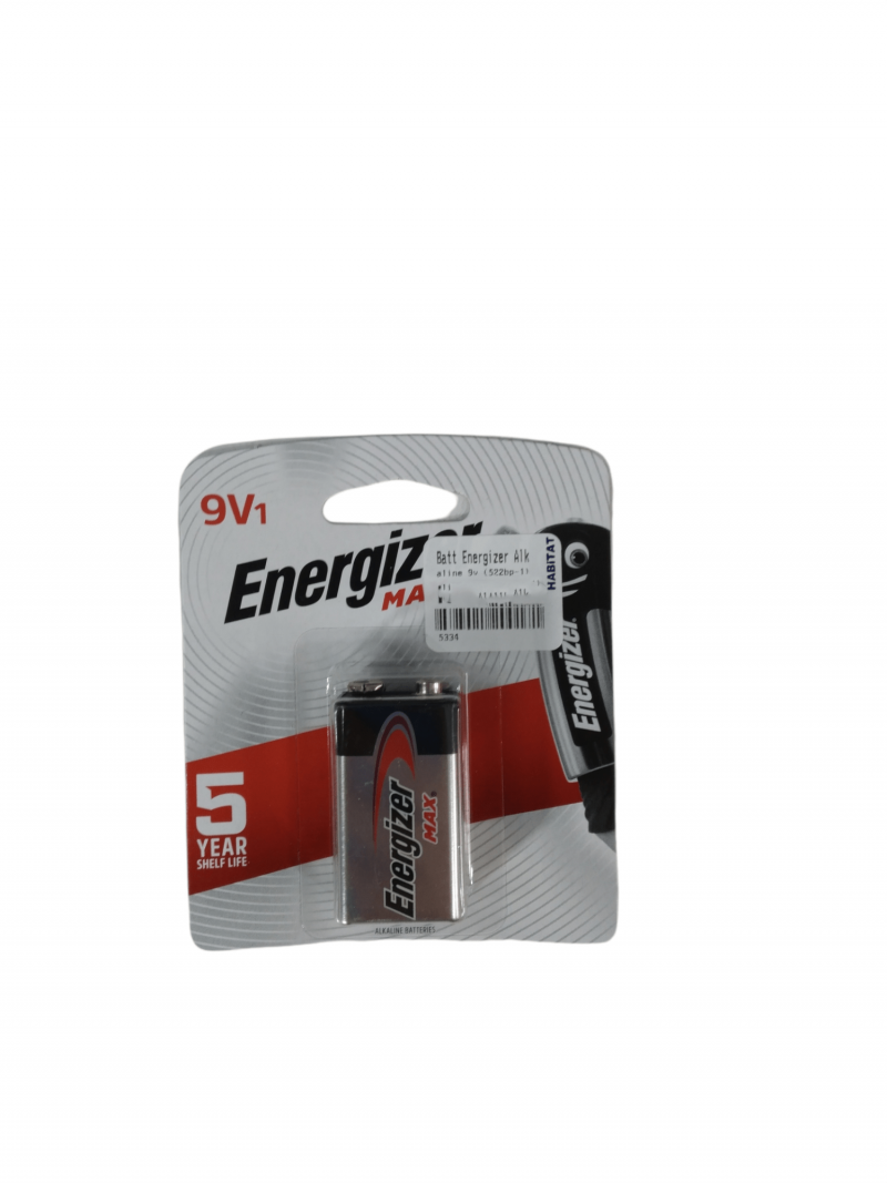 9V1 Energizer Alkaline Battery