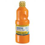 Giotto Orange Acrylic School Paint 500ml