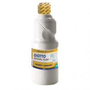 Giotto White Acrylic School Paint 1L
