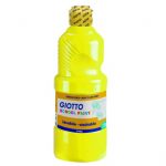 Giotto Primary Yellow Acrylic School Paint 1L